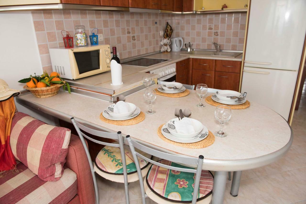 Apartmán Chara'S Sea View House Haraki Exteriér fotografie