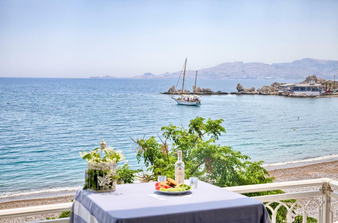 Apartmán Chara'S Sea View House Haraki Exteriér fotografie